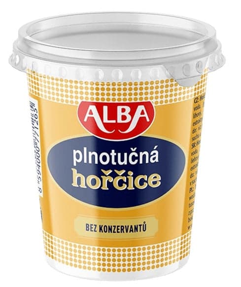 Alba Plnotučná hořčice