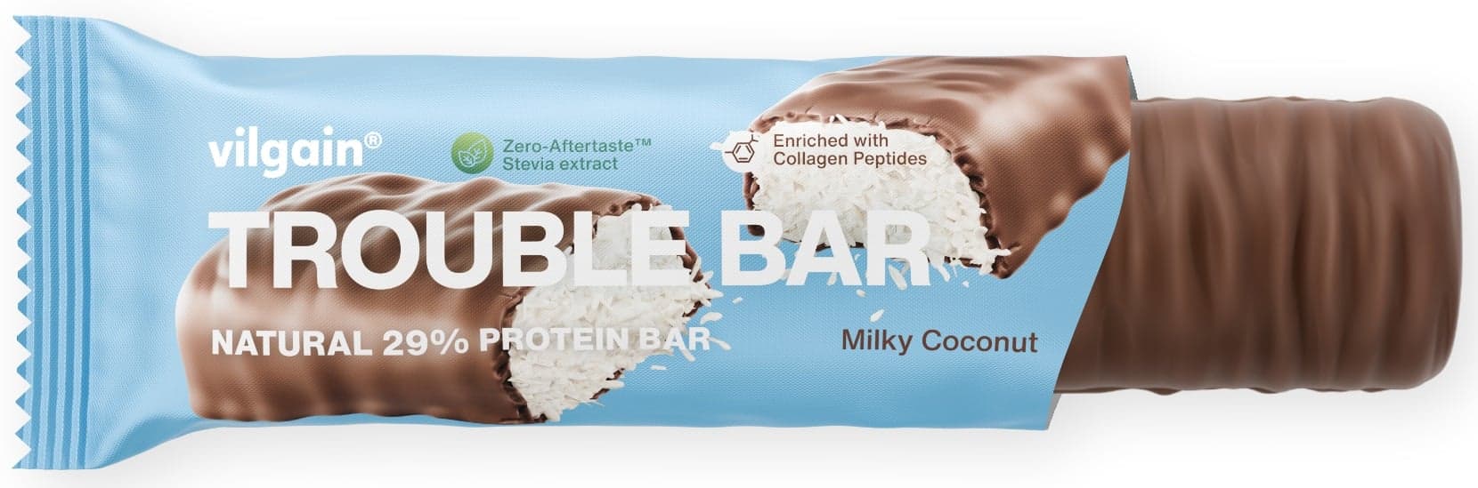 Vilgain Trouble Protein Bar s mléčnou čokoládou a kokosem