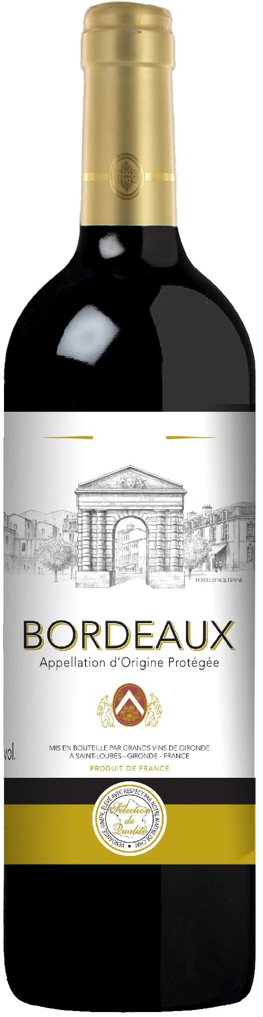 Bordeaux AOC GVG červené víno 0,75 l