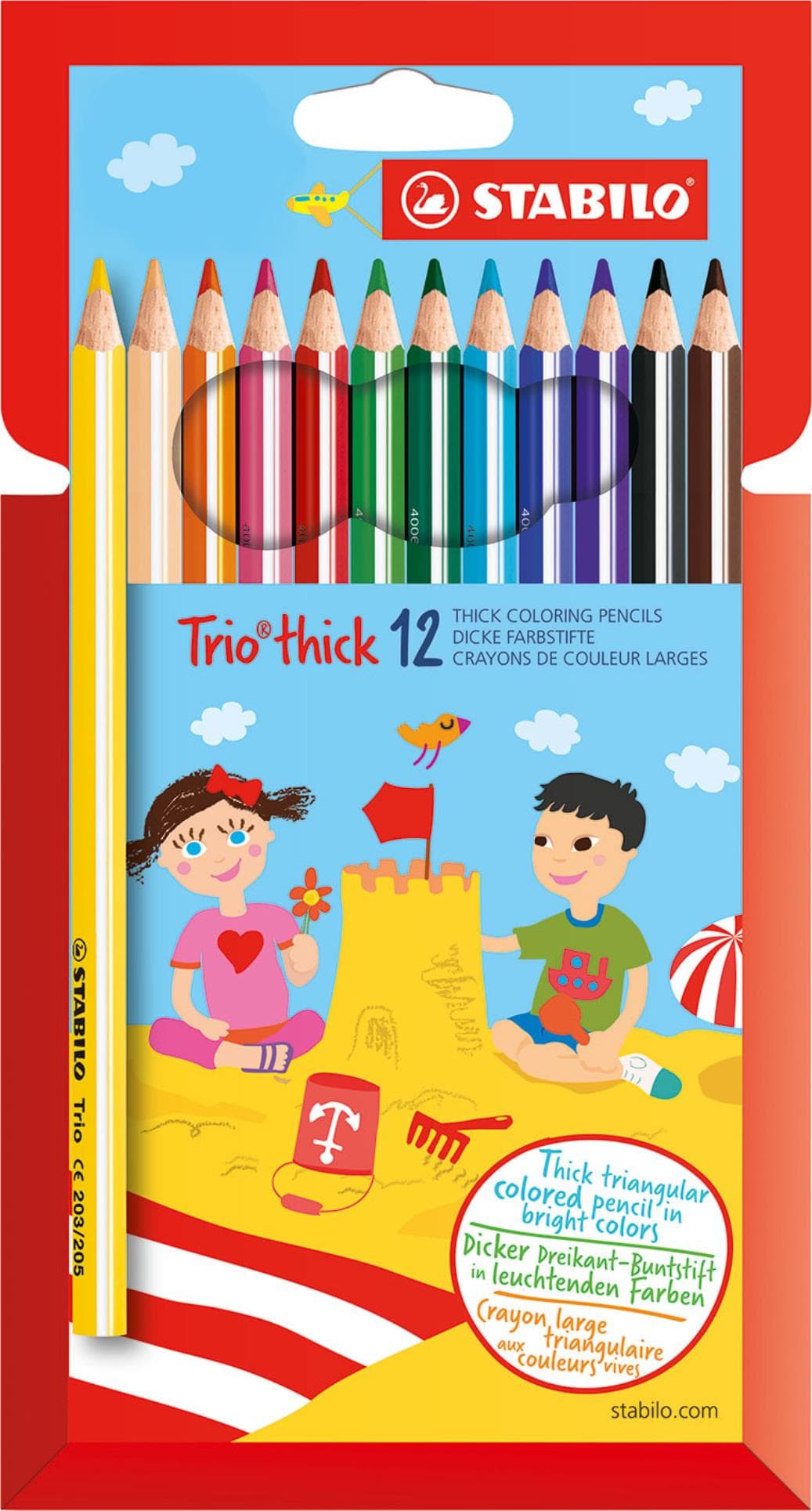 Stabilo Trio Thick trojhranné pastelky