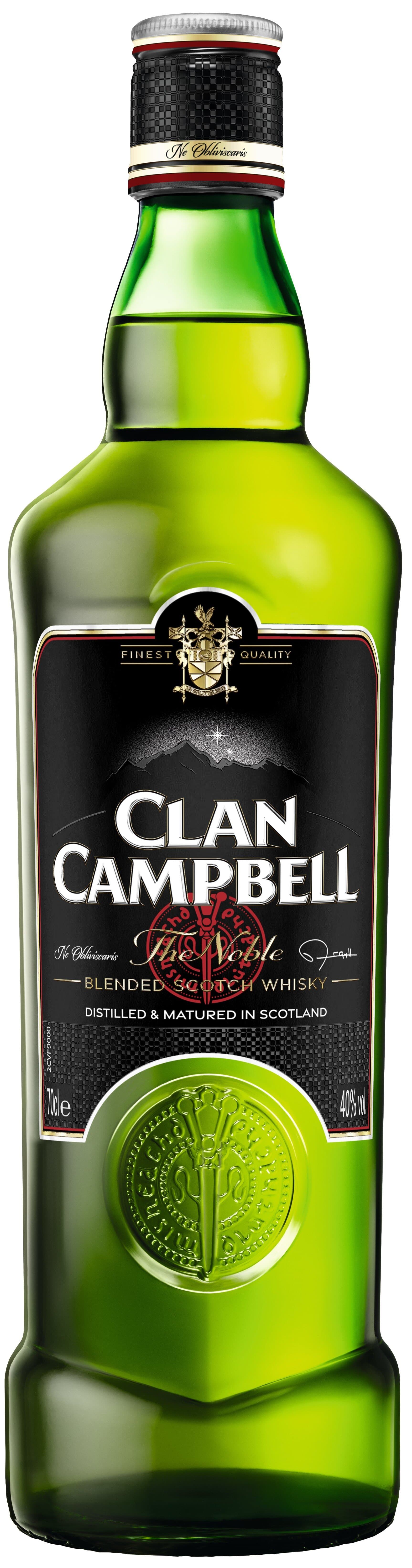 Clan Campbell Scotch Whisky 40% obj.