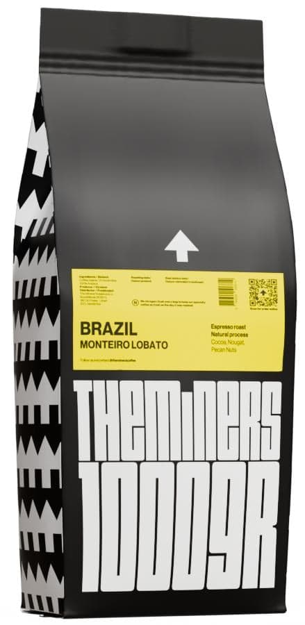 The Miners Coffee Brazílie Monteiro Lobato Espresso zrnková káva