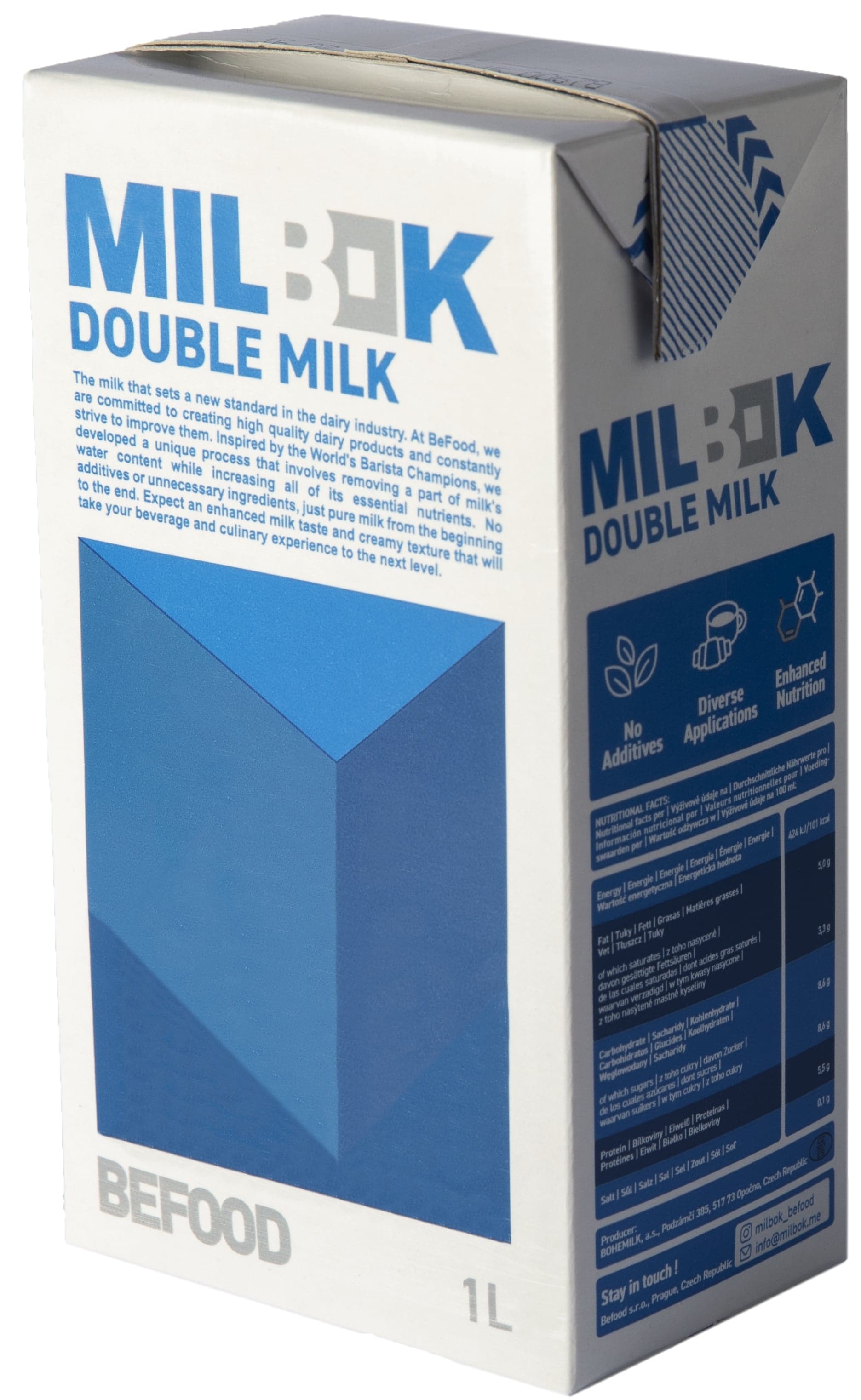 Milbok Double milk barista 1 l