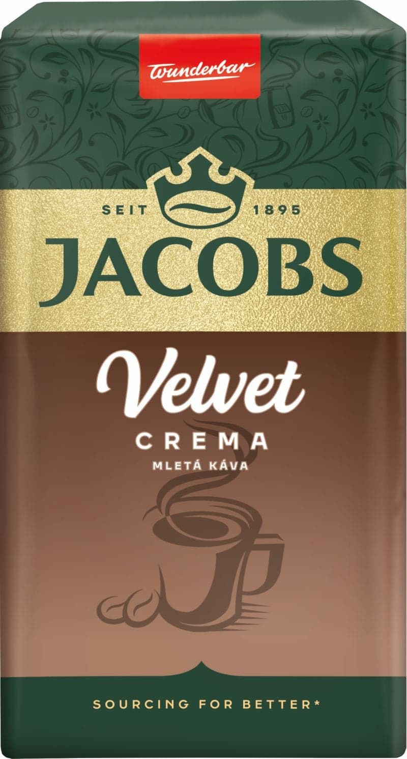 Jacobs Velvet Crema mletá káva