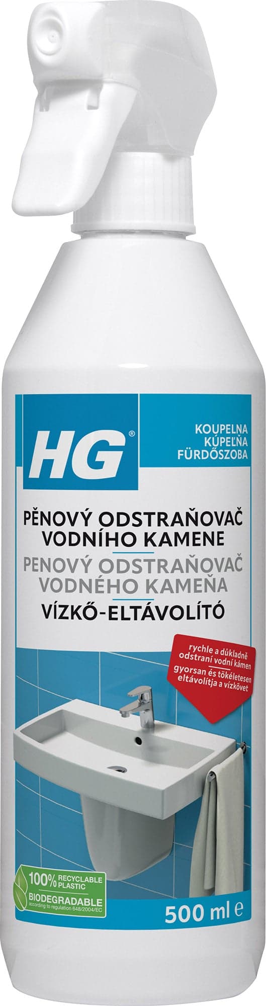 HG Pěnový odstraňovač vodního kamene