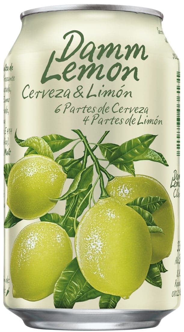Damm Lemon Radler plech