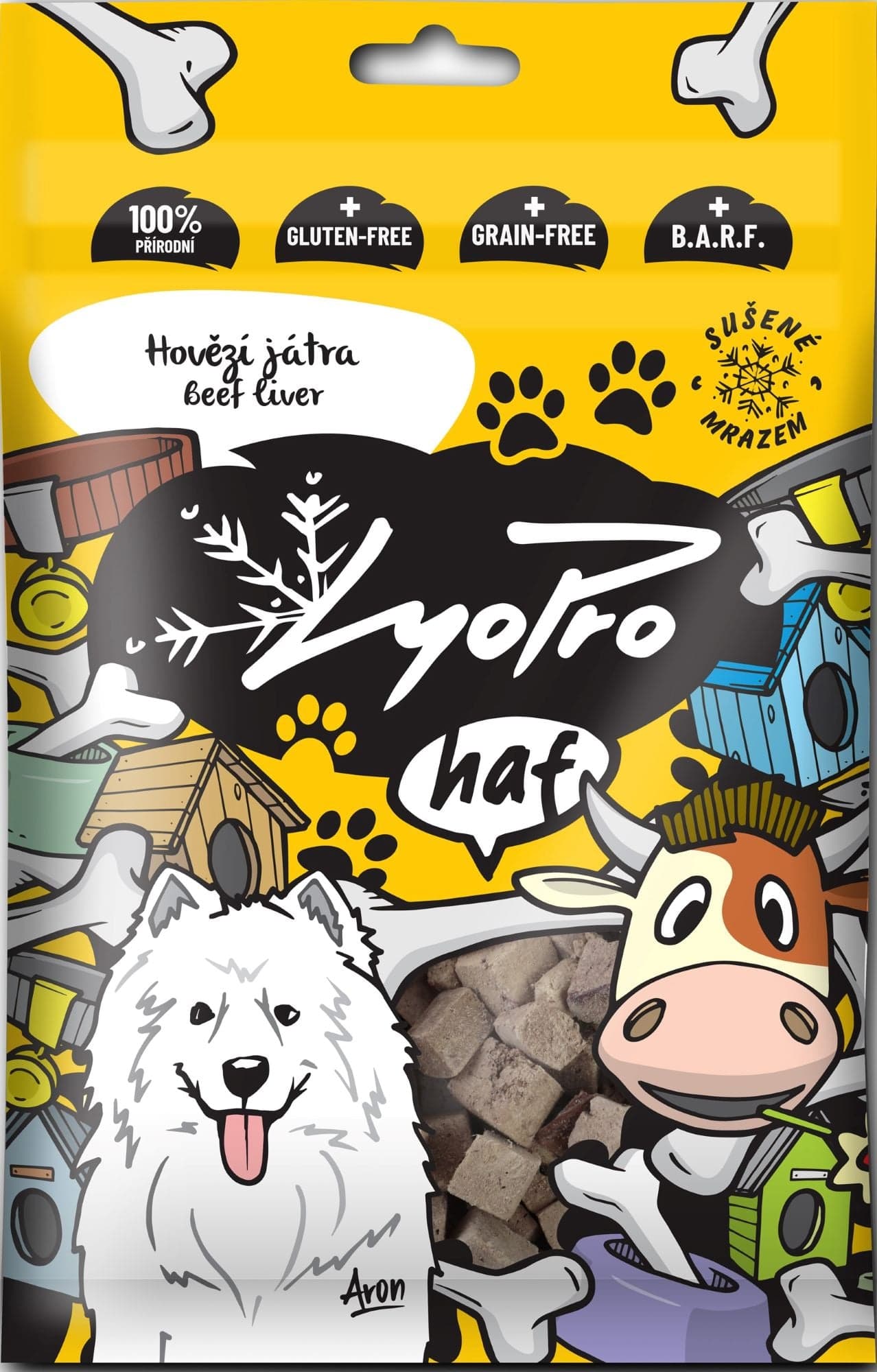 Lyopro Lyofilizovaná hovězí játra pro psy