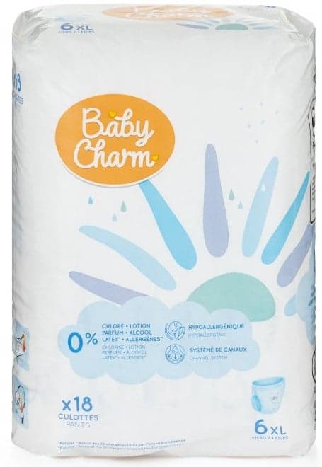 Baby Charm Jednorázové plenky Pants XL (15+ kg)