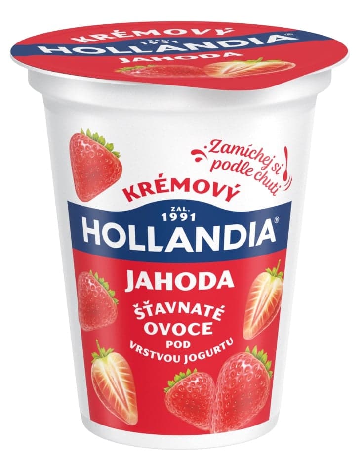 Hollandia Krémový jogurt jahoda 150 g