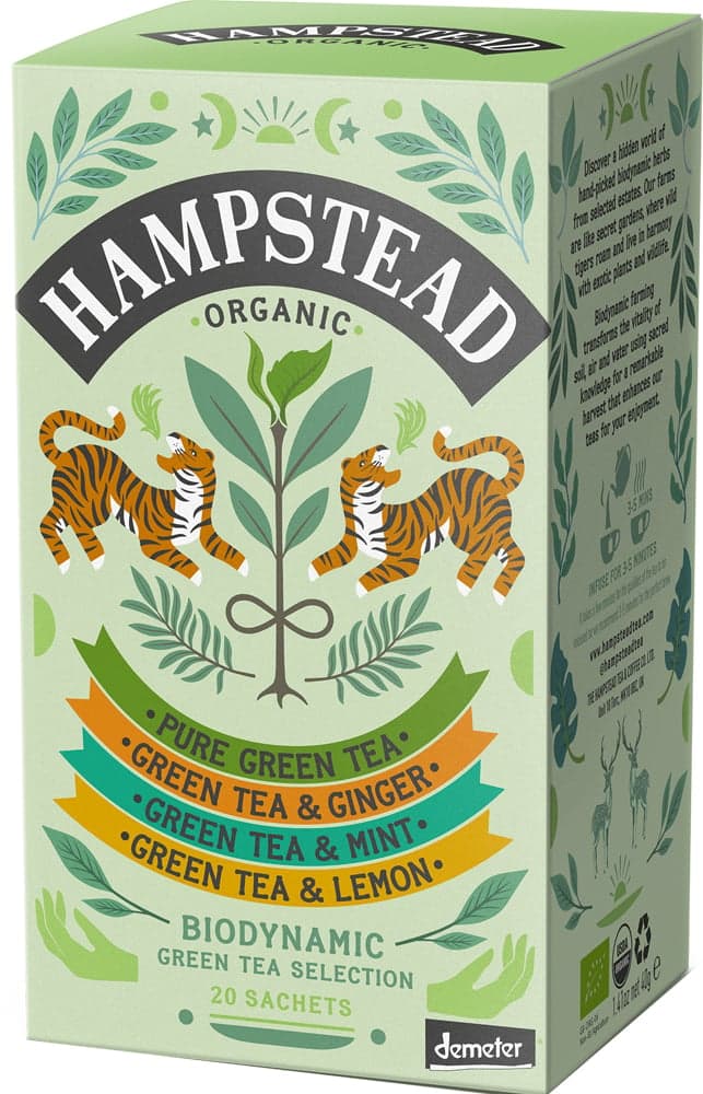 Hampstead Tea BIO Selekce zelených čajů