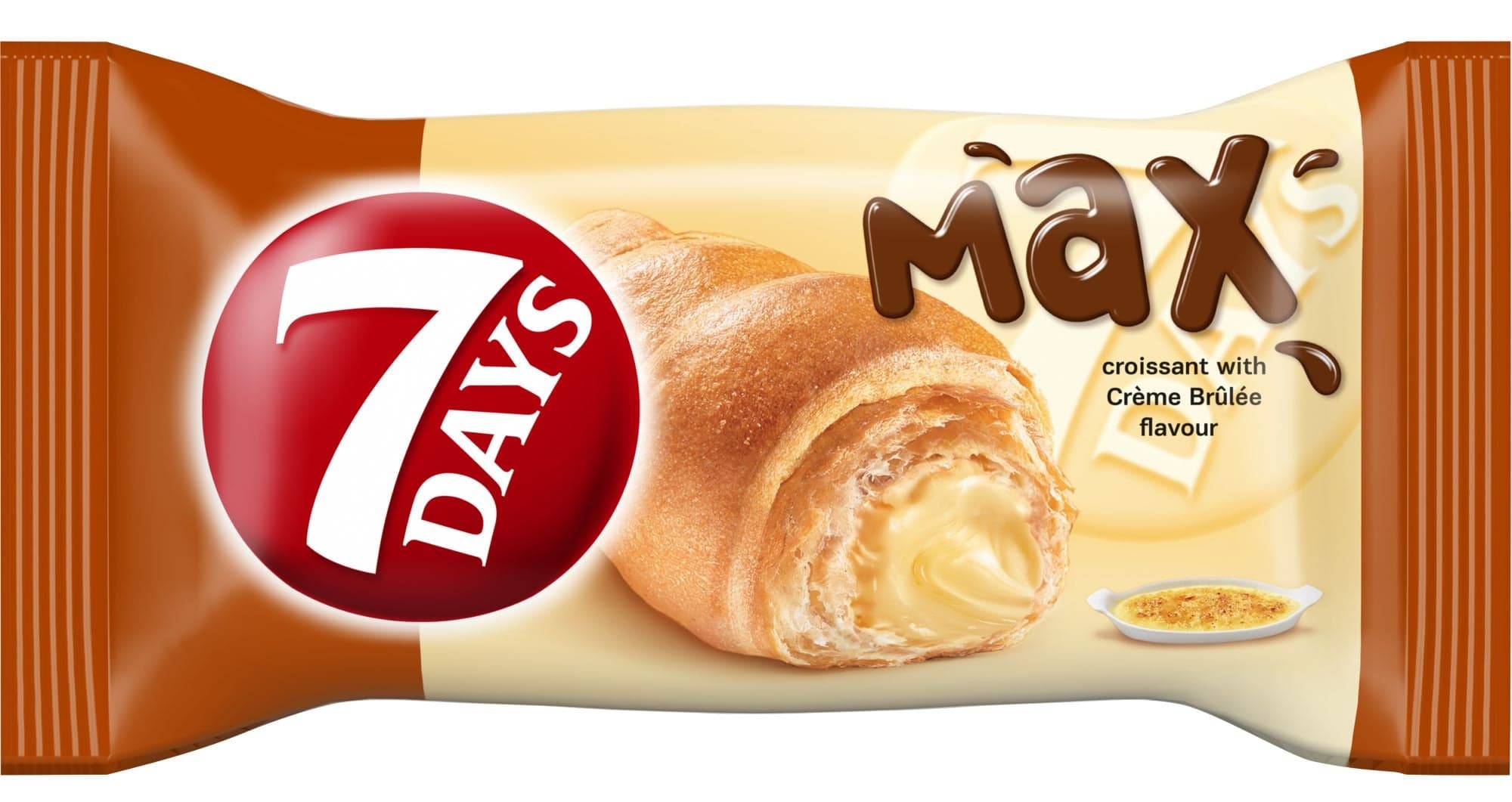 7Days Croissant s creme brulee příchutí 80 g