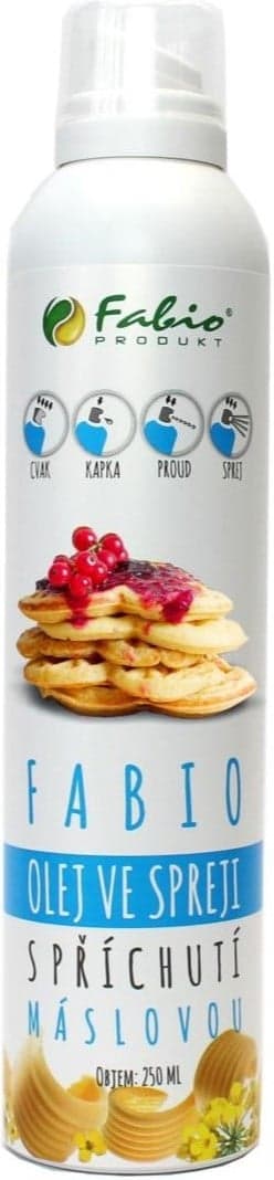 Fabio Produkt Olej řepkový s máslovou příchutí ve spreji