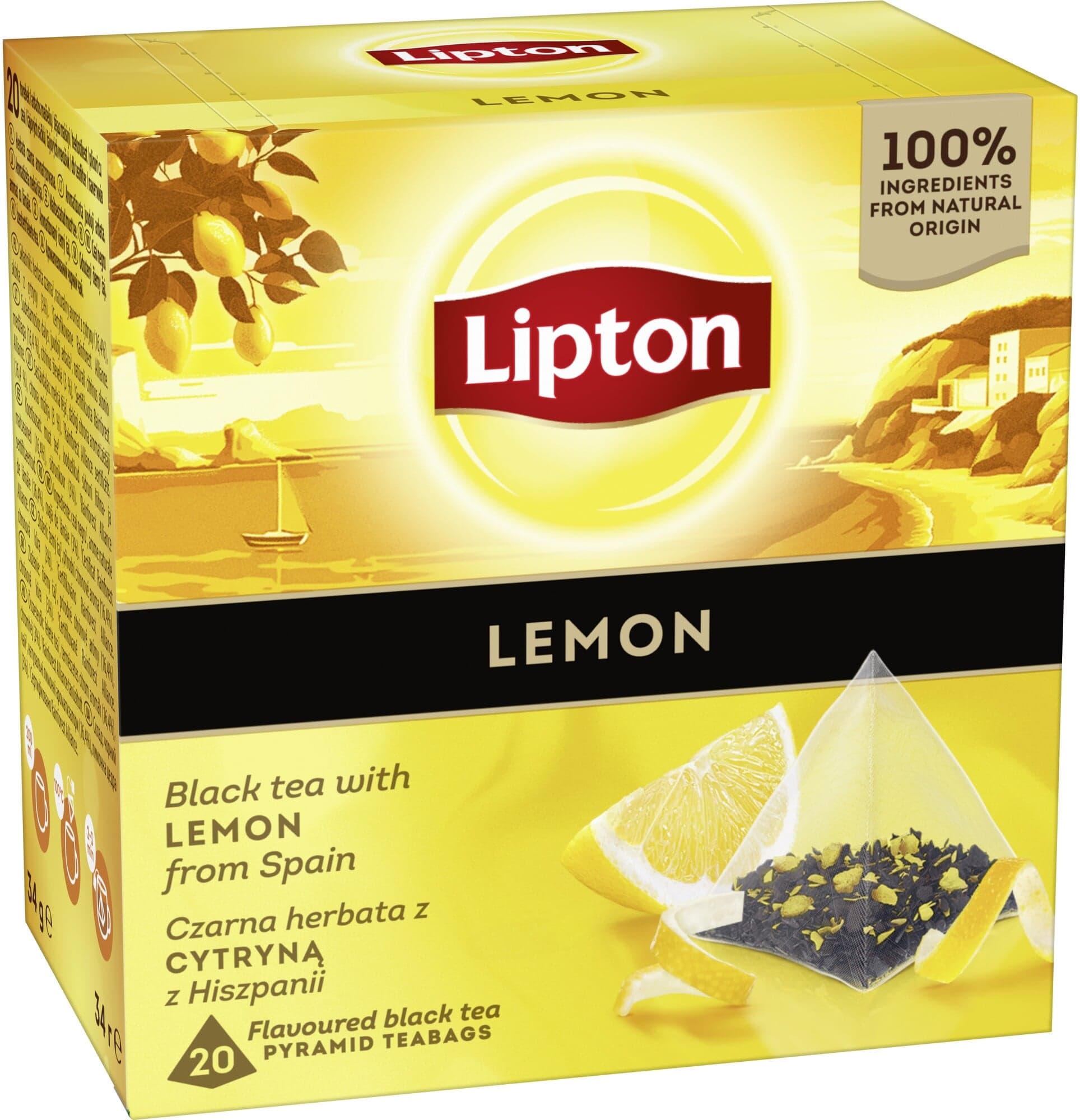 Lipton Black Lemon Pyramid