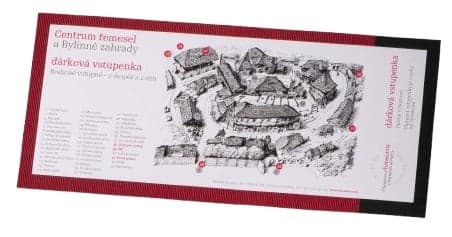Dárková rodinná vstupenka do Centra řemesel a bylinných zahrad Botanicus 1 ks