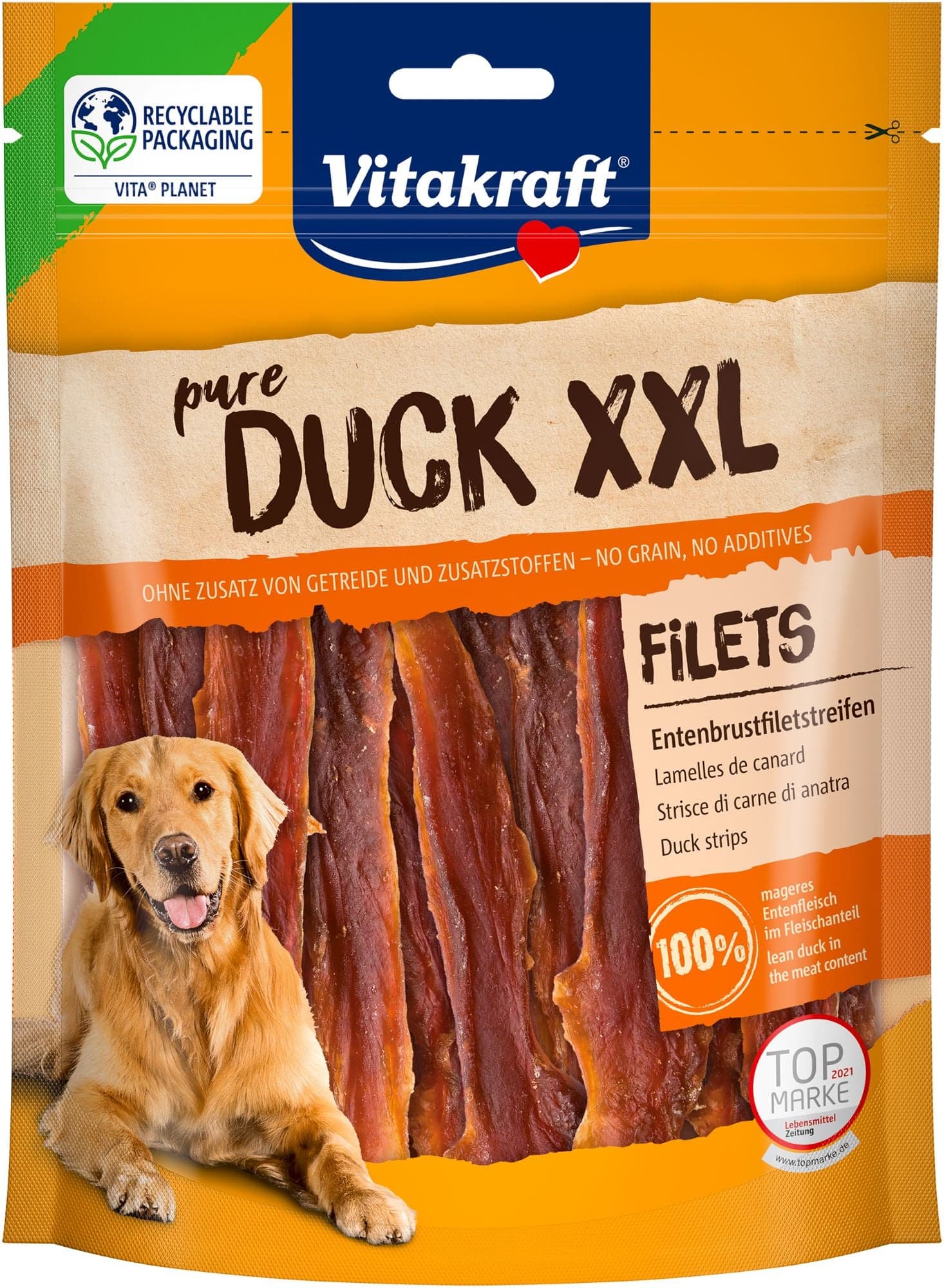 Vitakraft Duck XXL kachní plátky pro psy