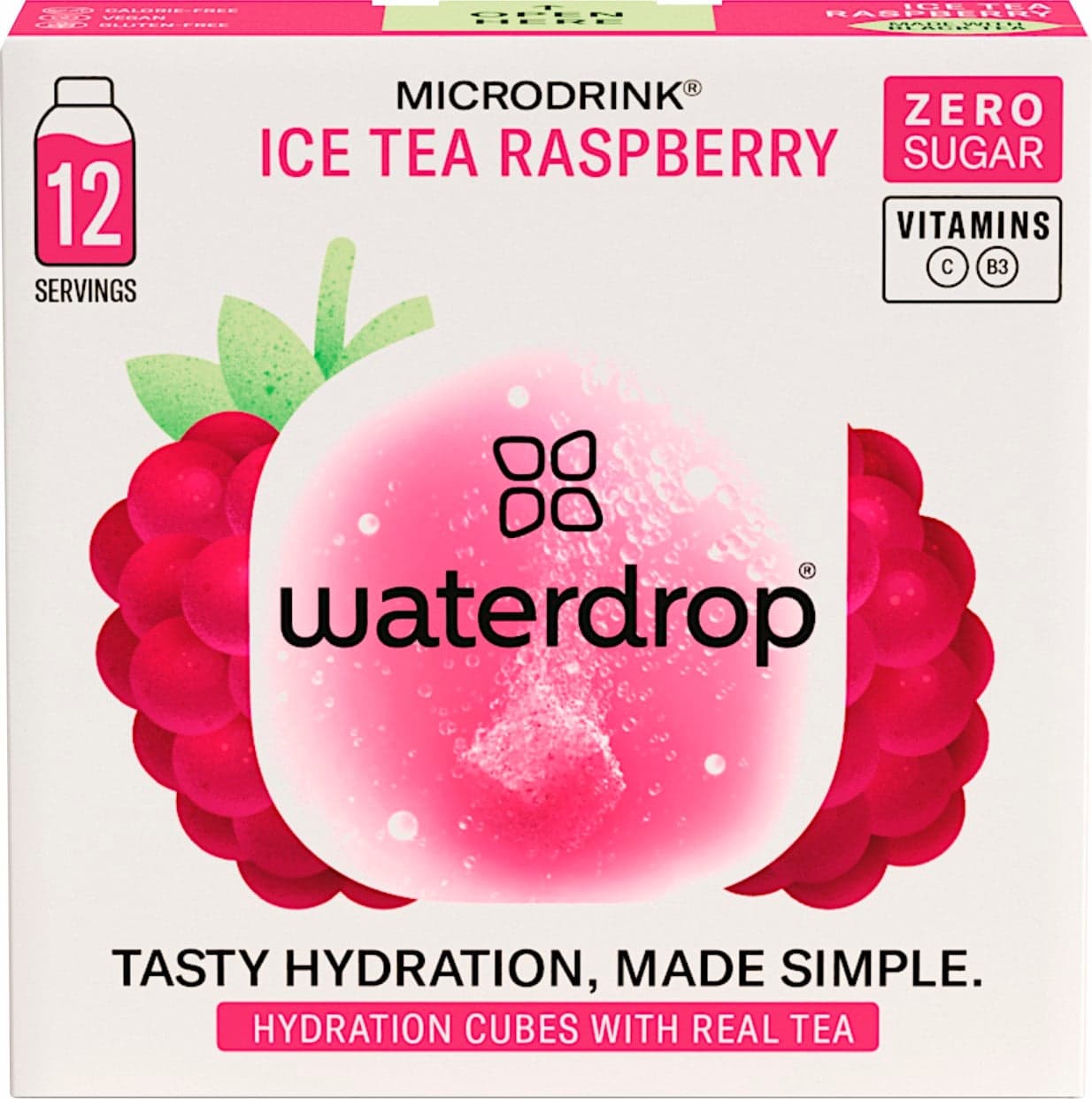 Waterdrop Ice Tea Raspberry