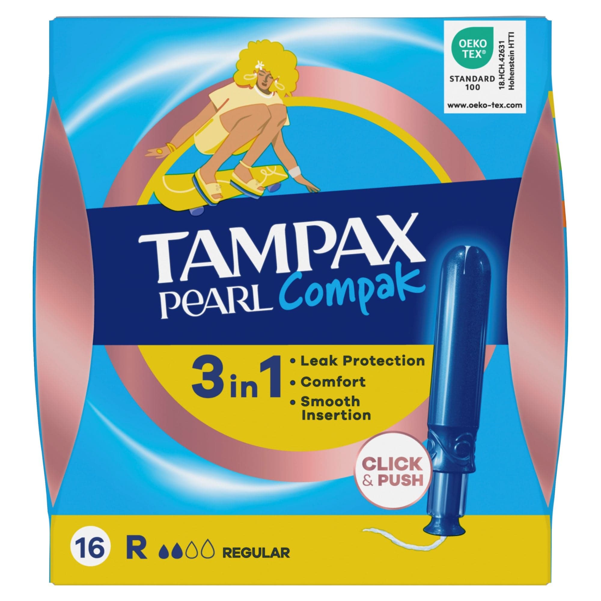 Tampax Pearl Compak Regular tampony s aplikátorem