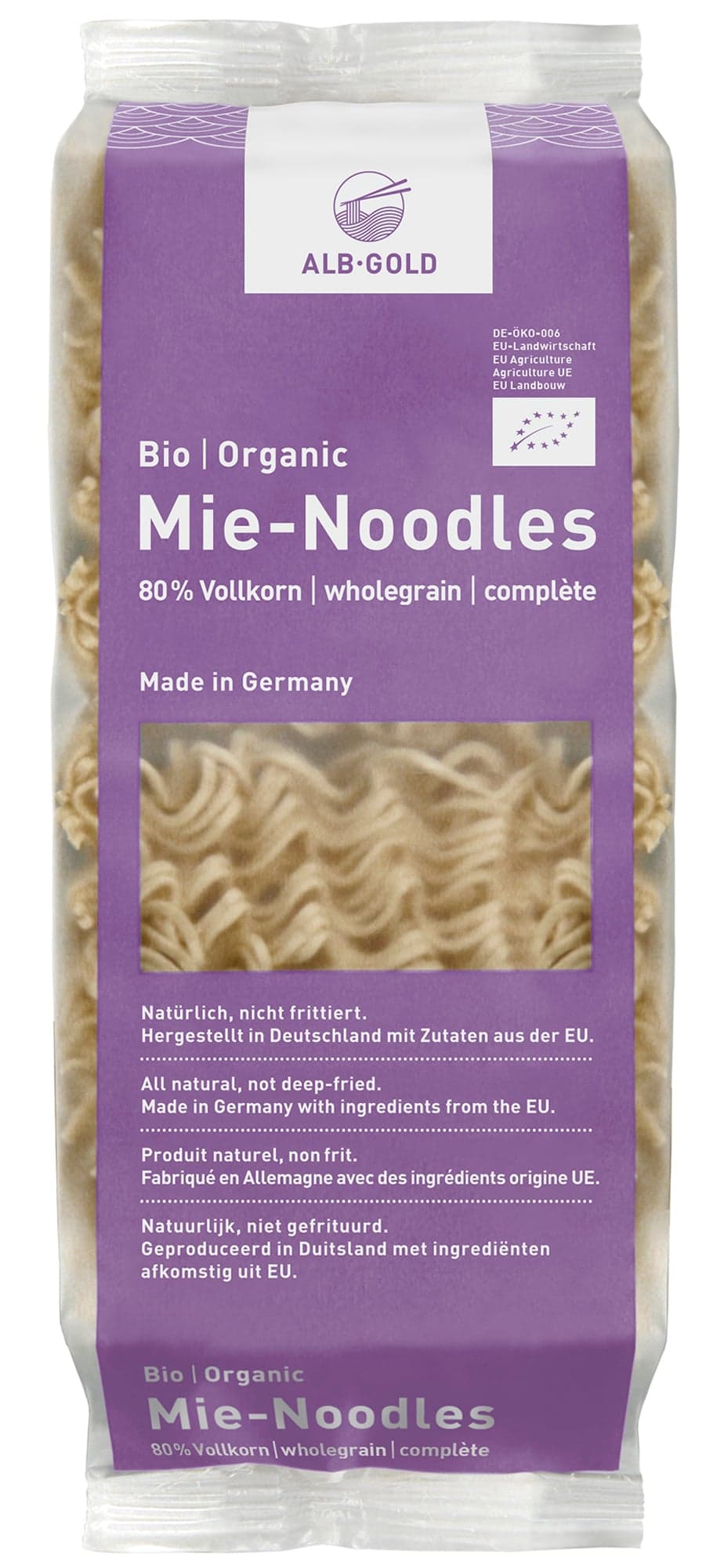 Alb-Gold BIO Těstoviny celozrnné 250 g