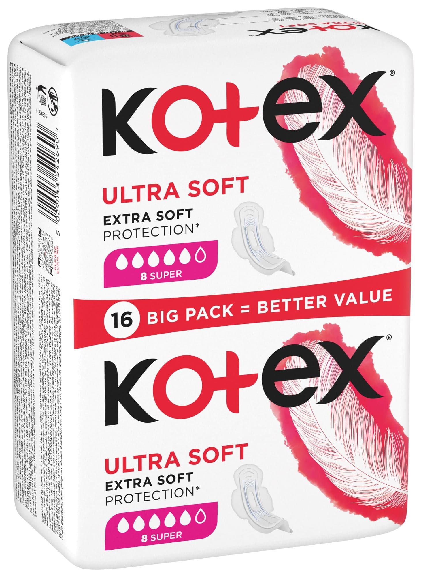 KOTEX® Ultra Soft Super vložky