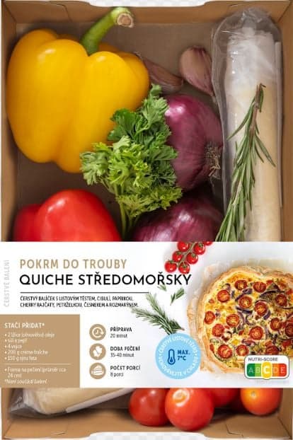 Kuchařský box – Quiche středomořský