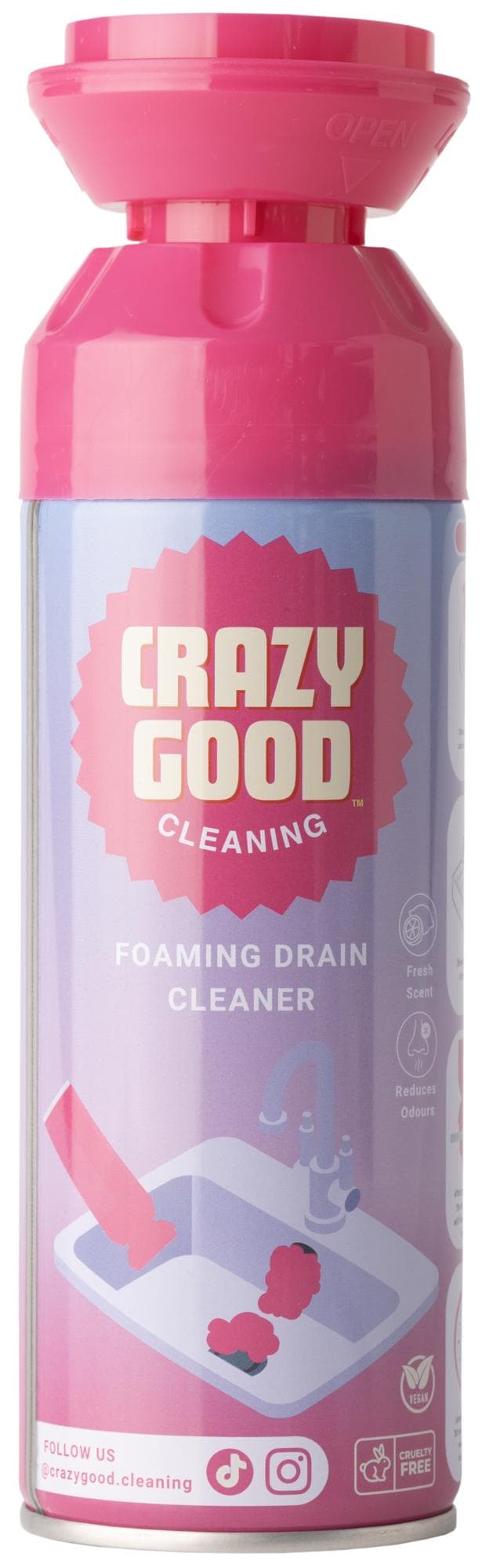 Crazy Good Lemon Fresh pěnový čistič odpadu