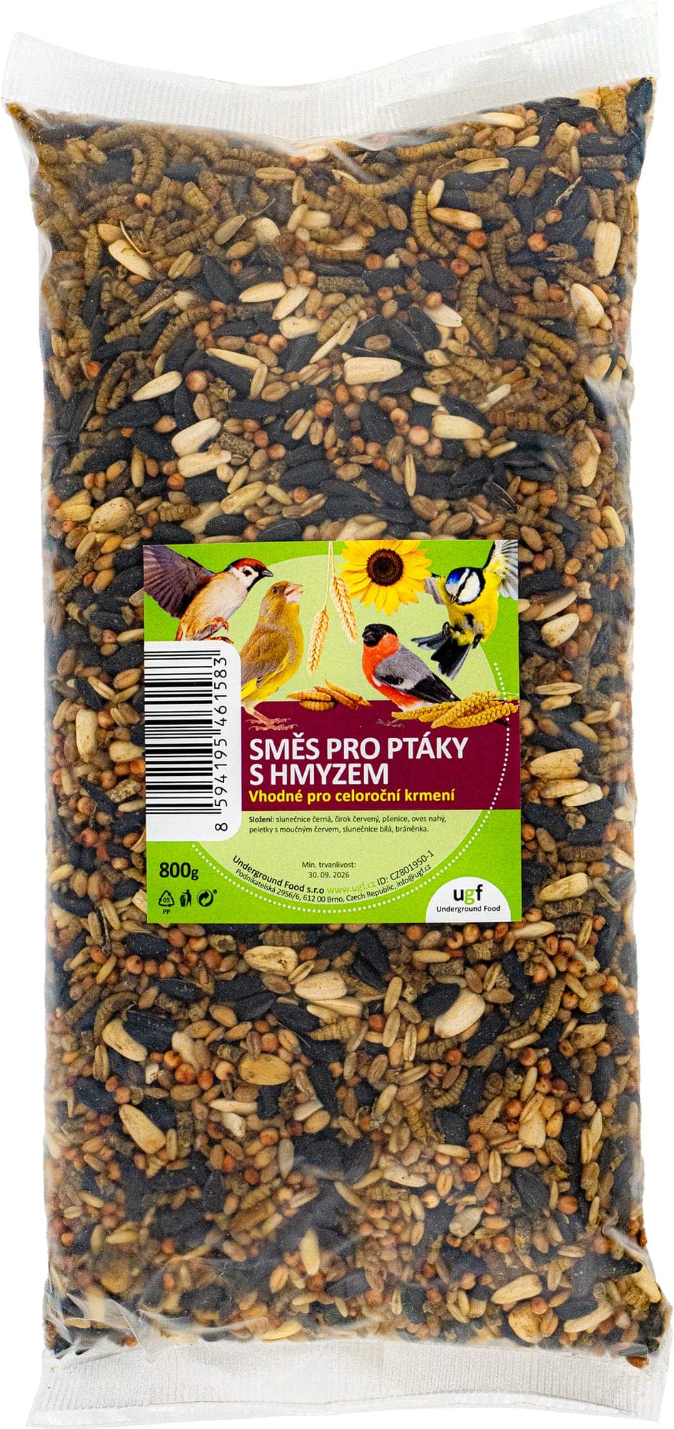 Underground Food Směs pro ptáky s hmyzem