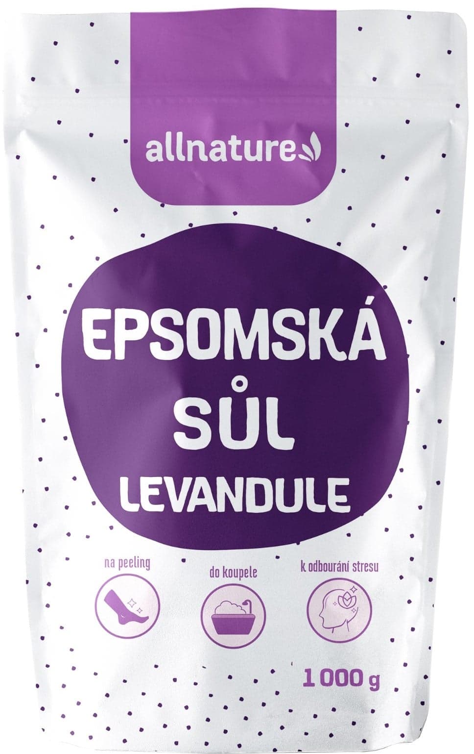 Allnature Epsomská sůl levandule