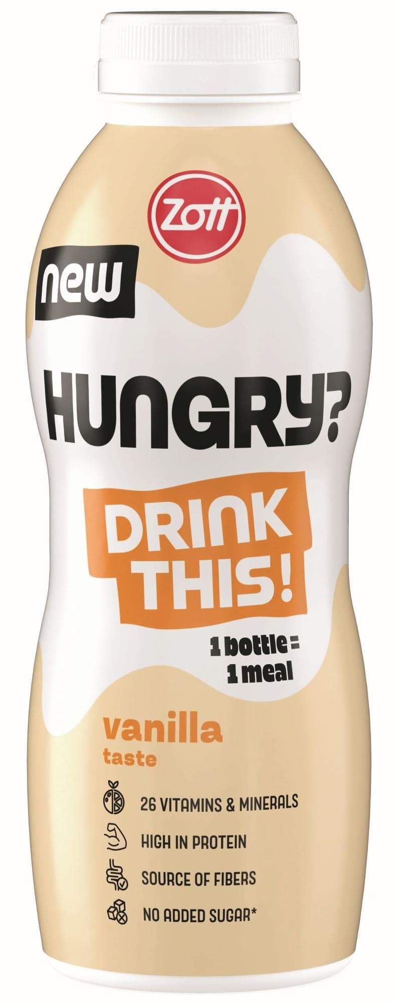 Zott Hungry? Drink This! Nápoj s vanilkovou příchutí
