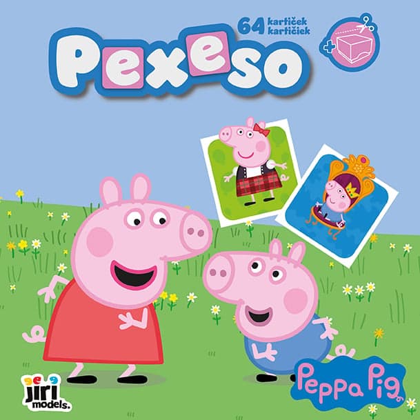 JIRI MODELS Pexeso v sešitu Peppa Pig