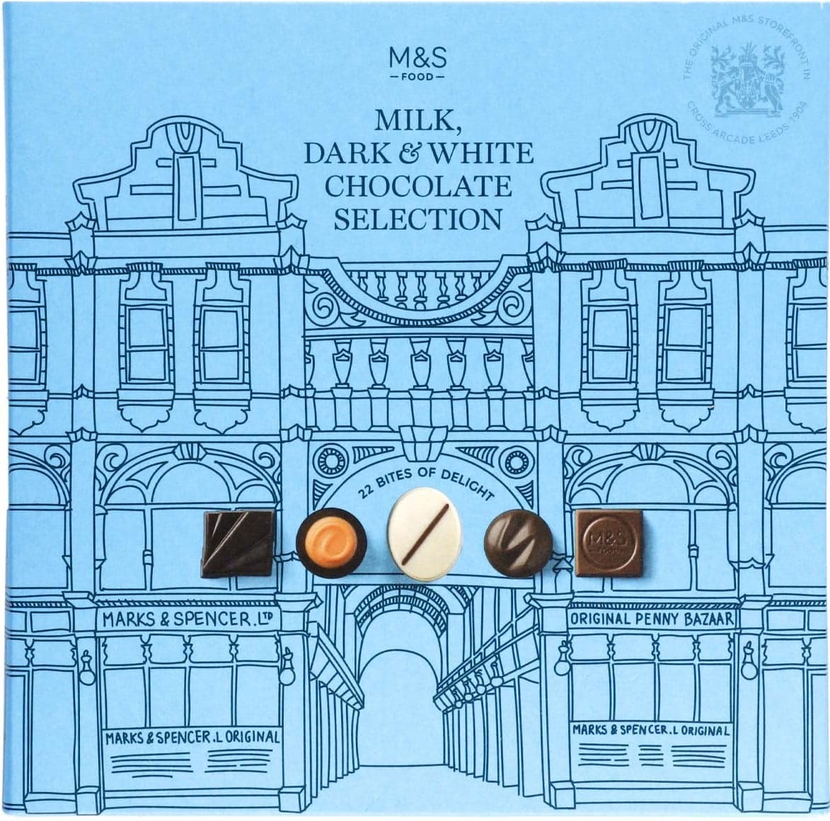 Marks & Spencer Kolekce čokoládových bonbónů s různými náplněmi