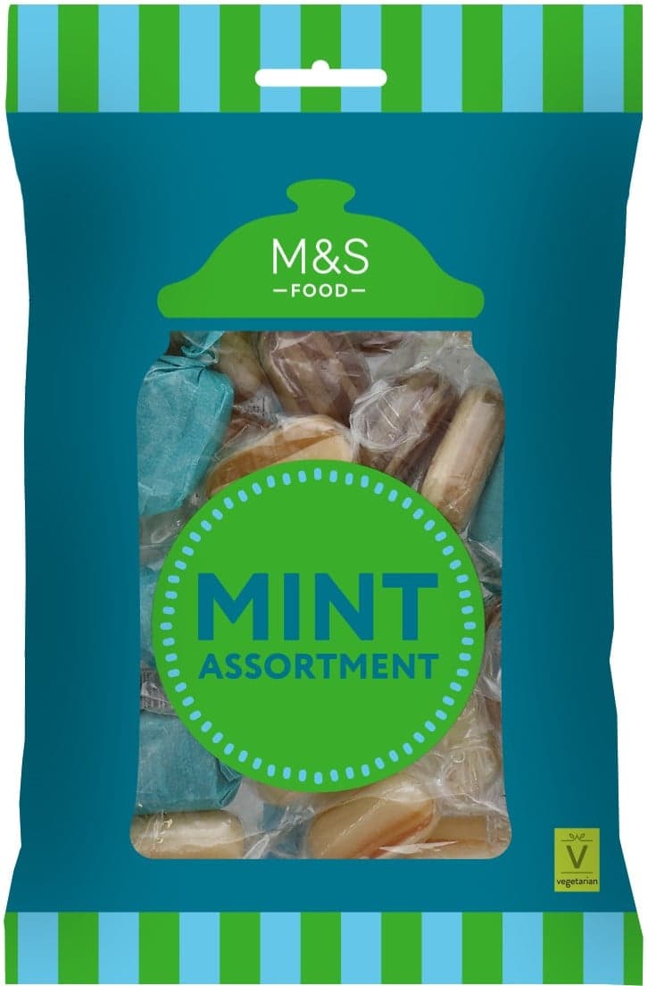 Marks & Spencer Tvrdé bonbóny s příchutí máty a karamelu
