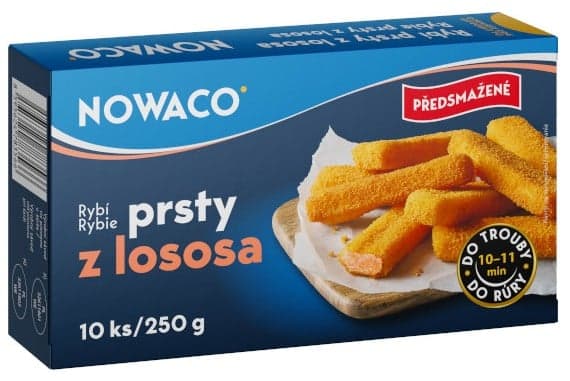 Nowaco Rybí prsty z lososa
