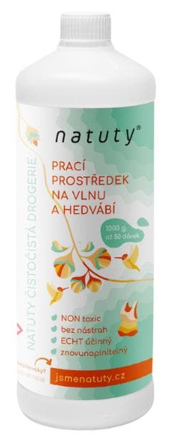 Natuty Prací gel na vlnu a hedvábí (1 l)