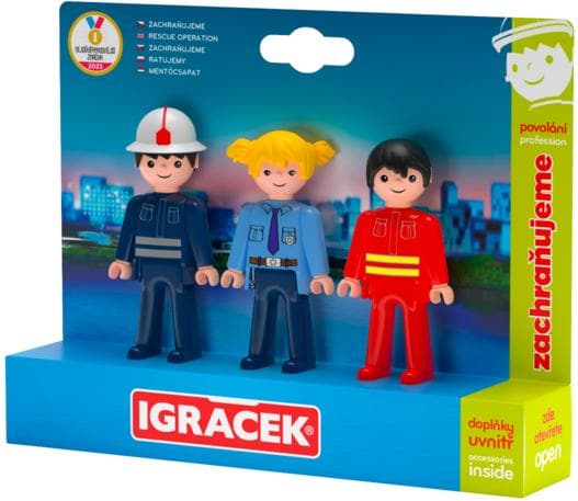 Igráček hasič, policista a záchranář