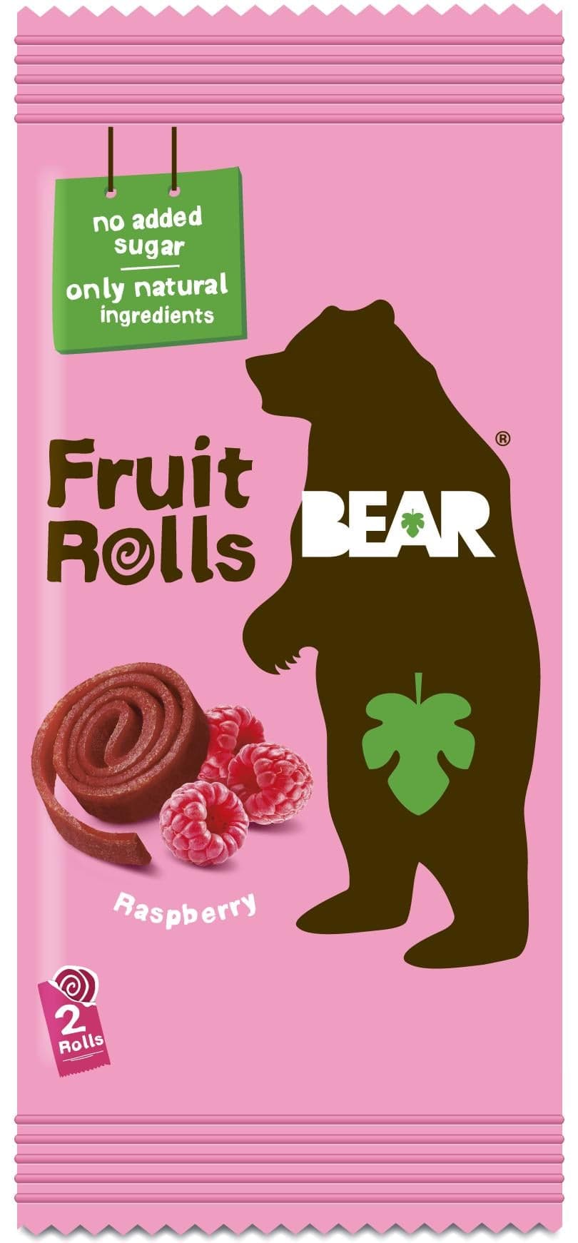 Bear Fruit Rolls malina ovocné rolované plátky 20 g