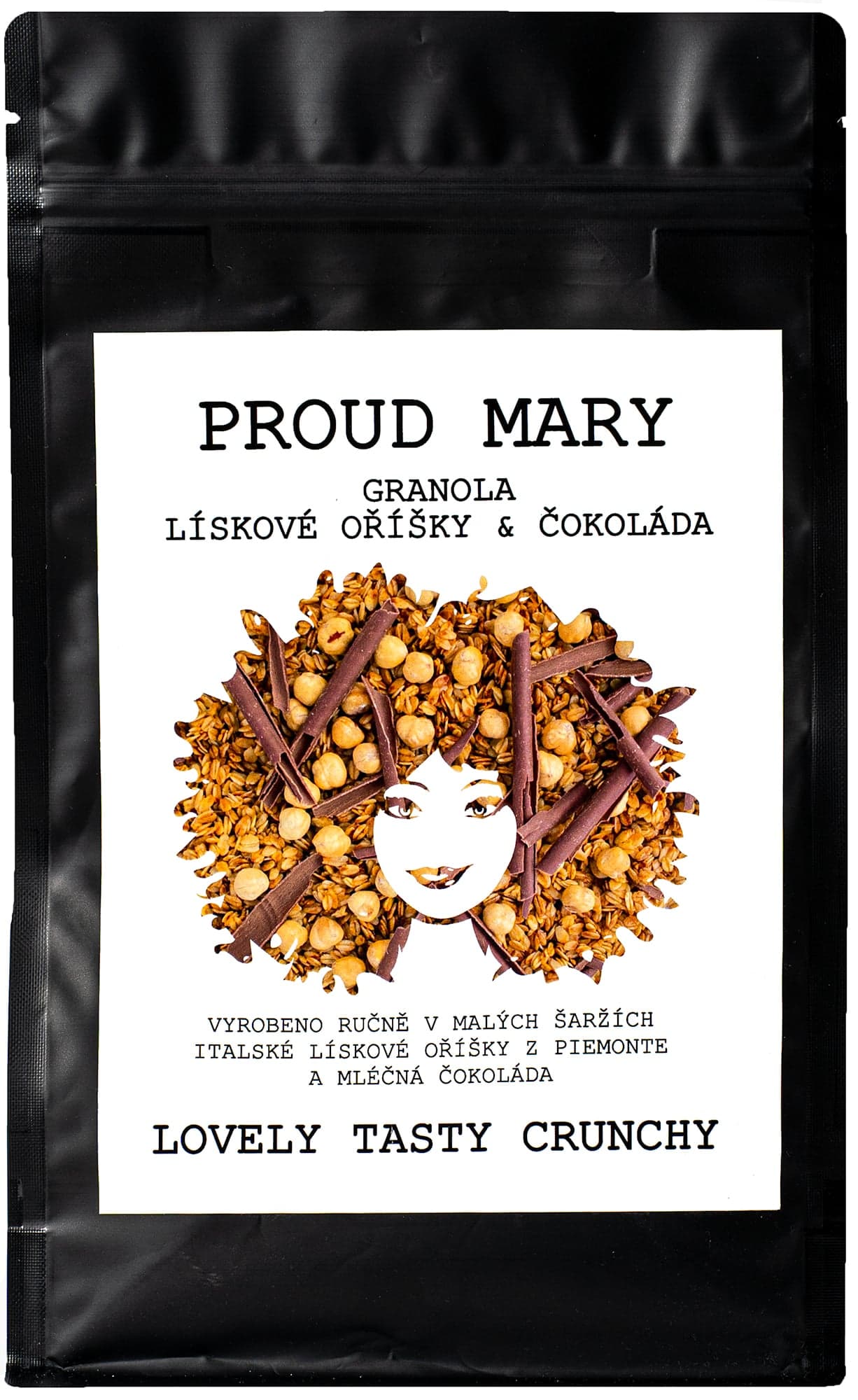Proud Mary Lískové oříšky a čokoláda granola 400 g
