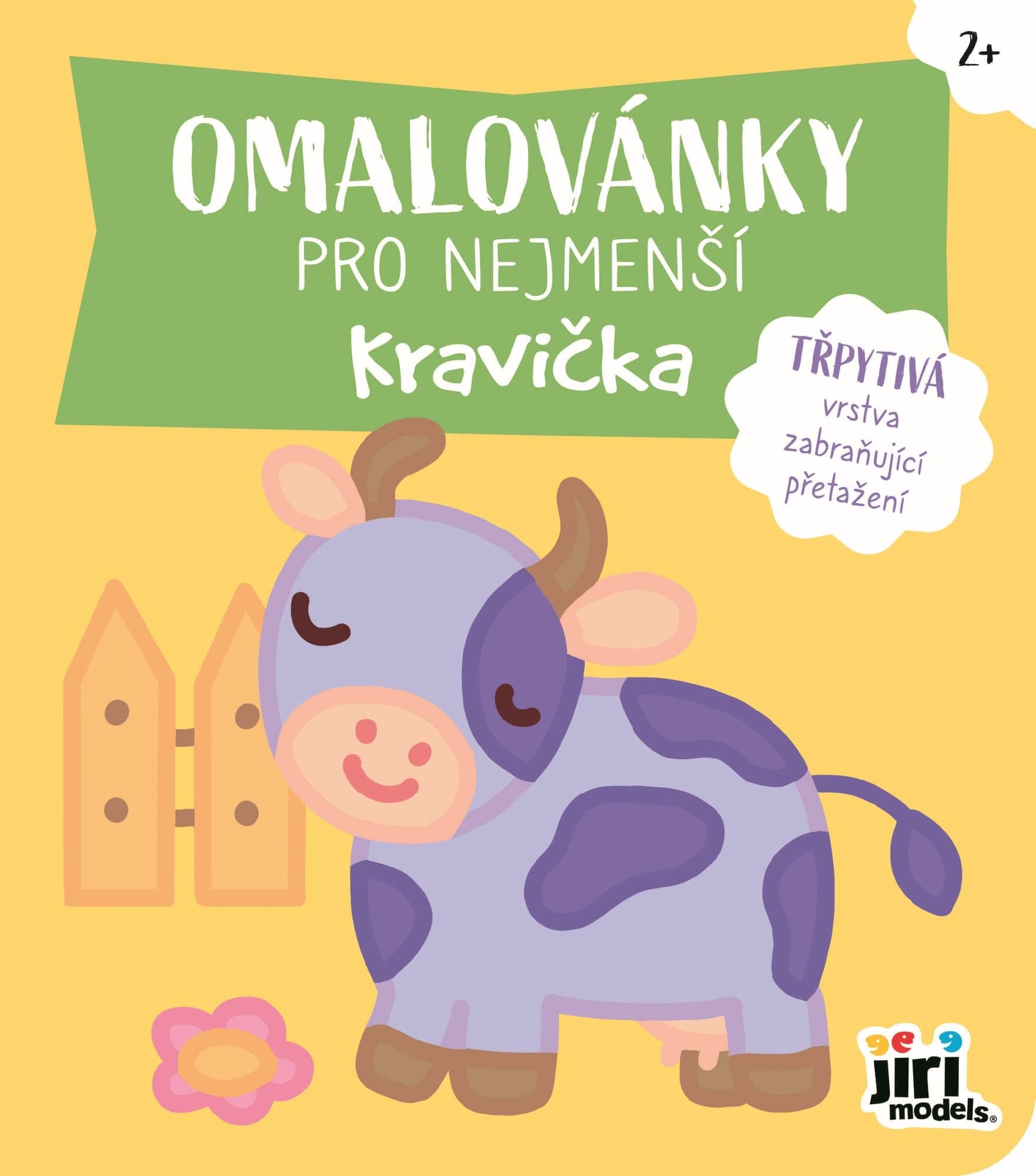 JIRI MODELS Omalovánky pro nejmenší Kravička