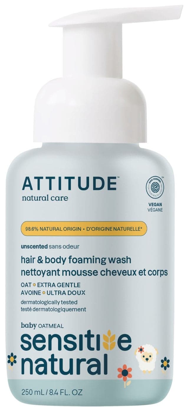 Attitude Dětská mycí pěna 2v1 s ovsem 250 ml