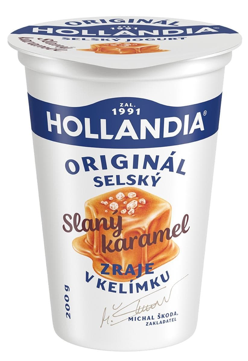 Hollandia Selský jogurt slaný karamel
