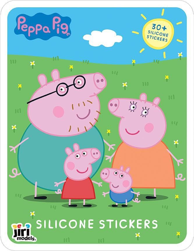 JIRI MODELS Hra se silikonovými samolepkami Prasátko Peppa