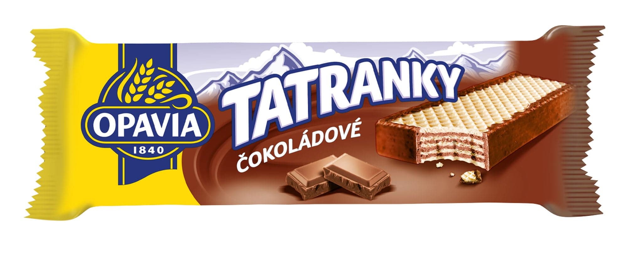 Opavia Tatranky Čokoládové, oplatka