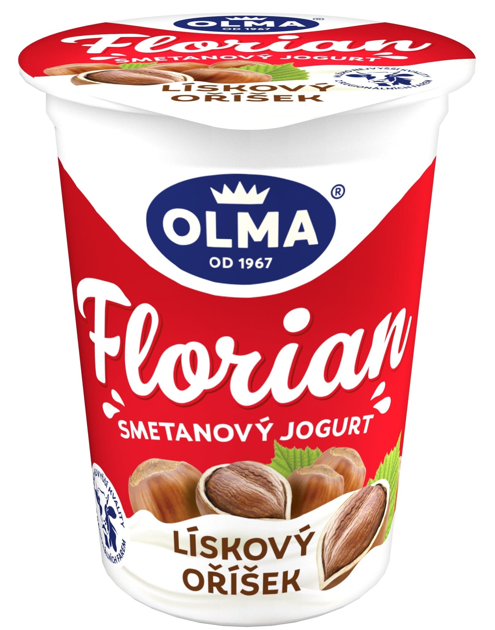 Olma Florian smetanový jogurt lískový oříšek 150 g