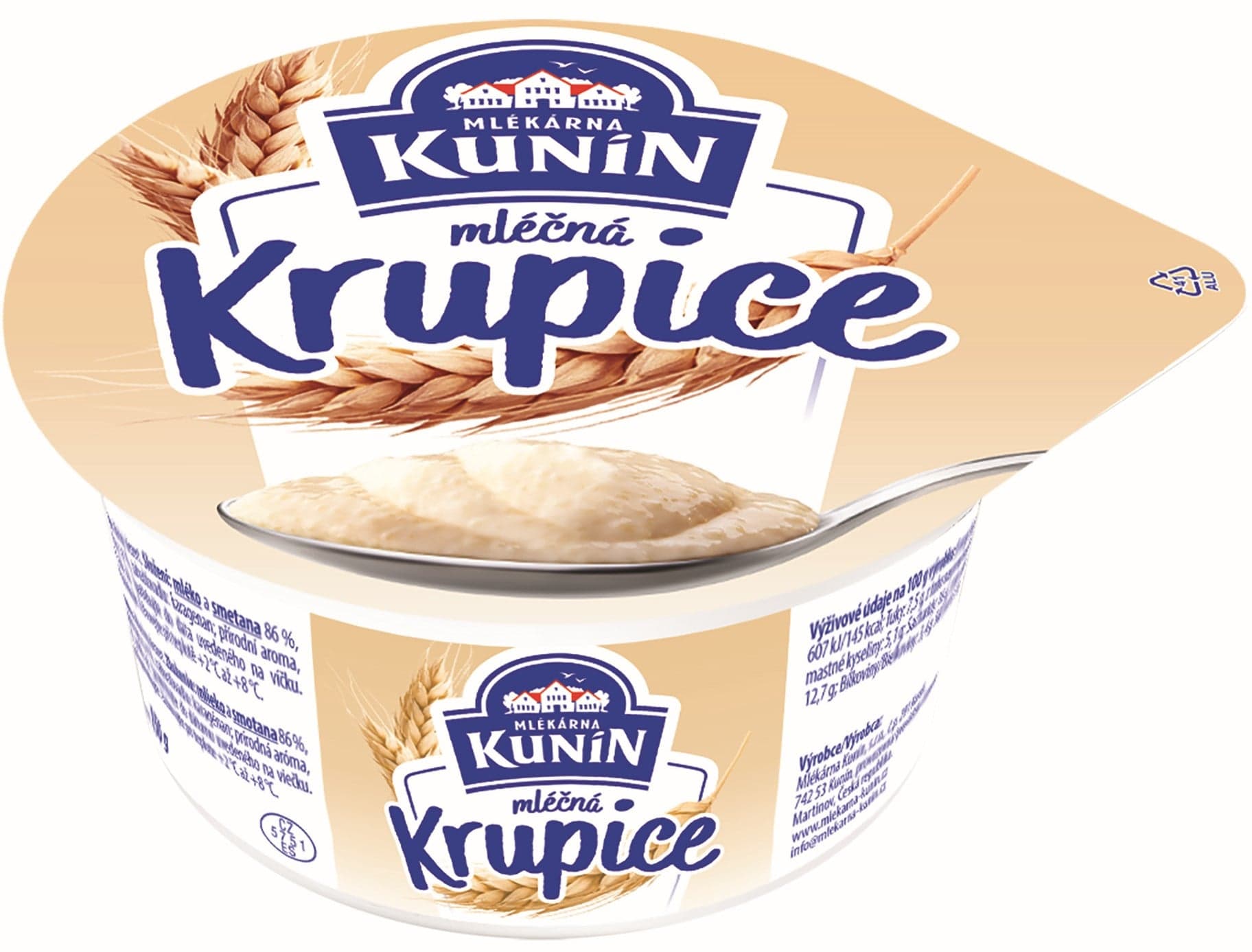 Mlékárna Kunín Mléčná krupice neochucená