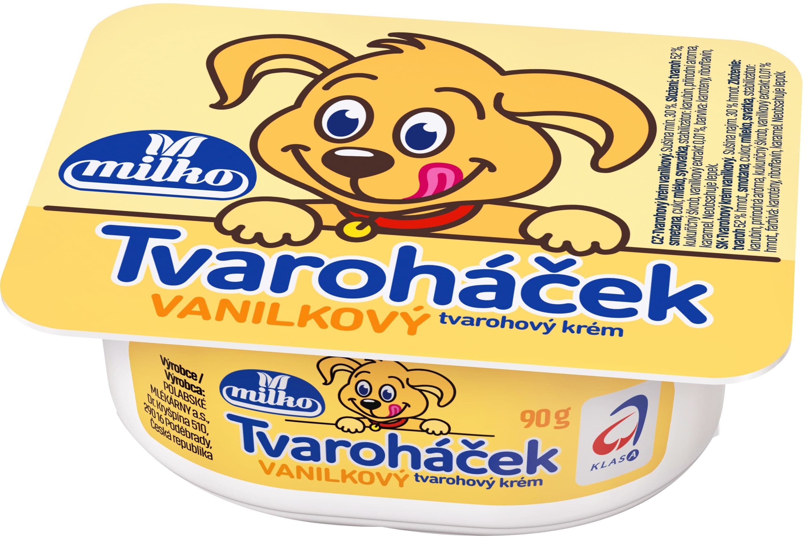 Milko Tvaroháček vanilkový 90 g