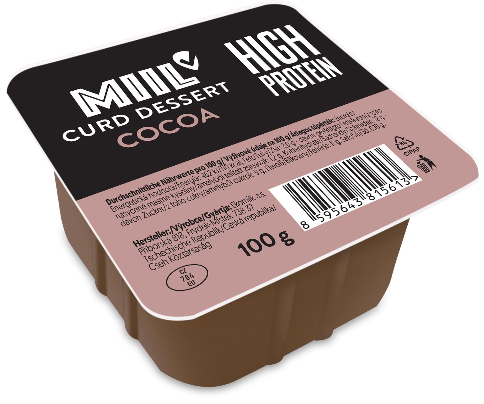 Miil High protein tvarohový dezert kakaový