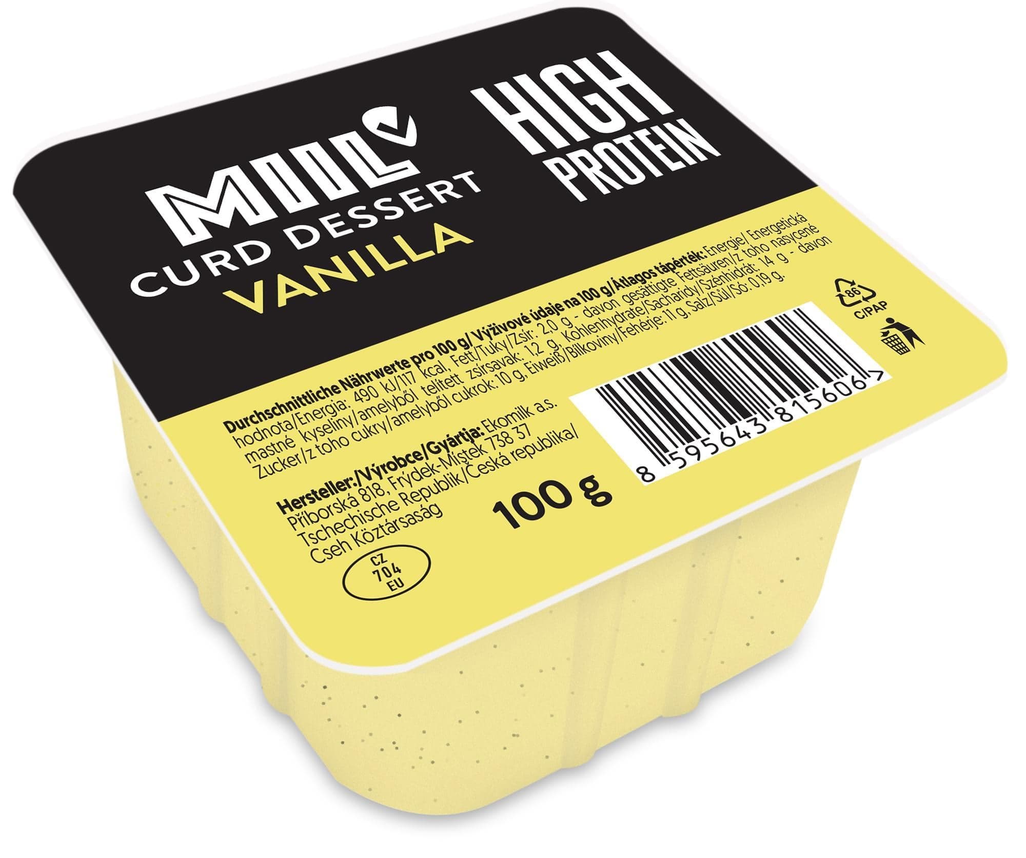Miil High protein tvarohový dezert vanilkový