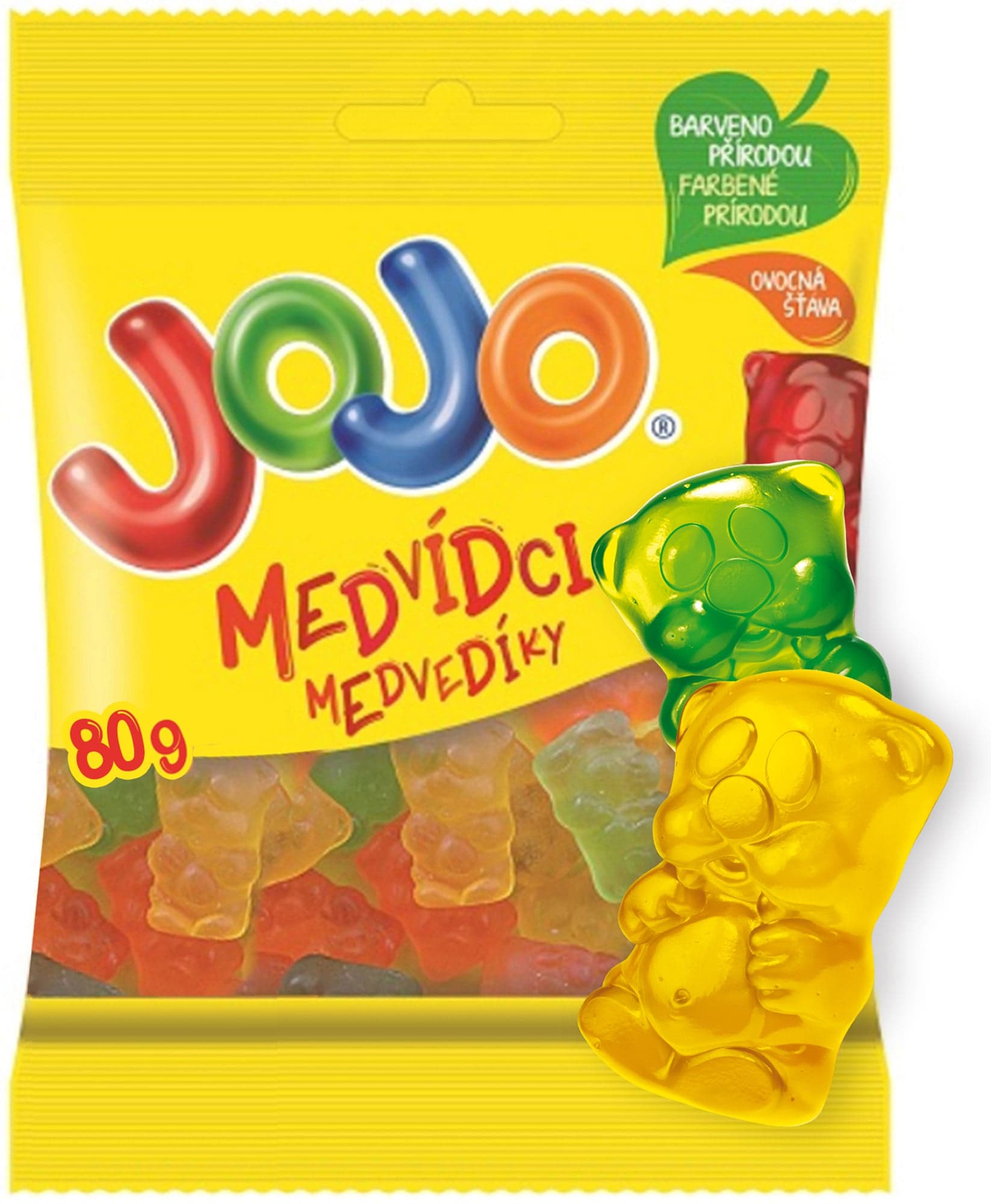 Jojo Medvídci želé bonbóny s ovocnými příchutěmi