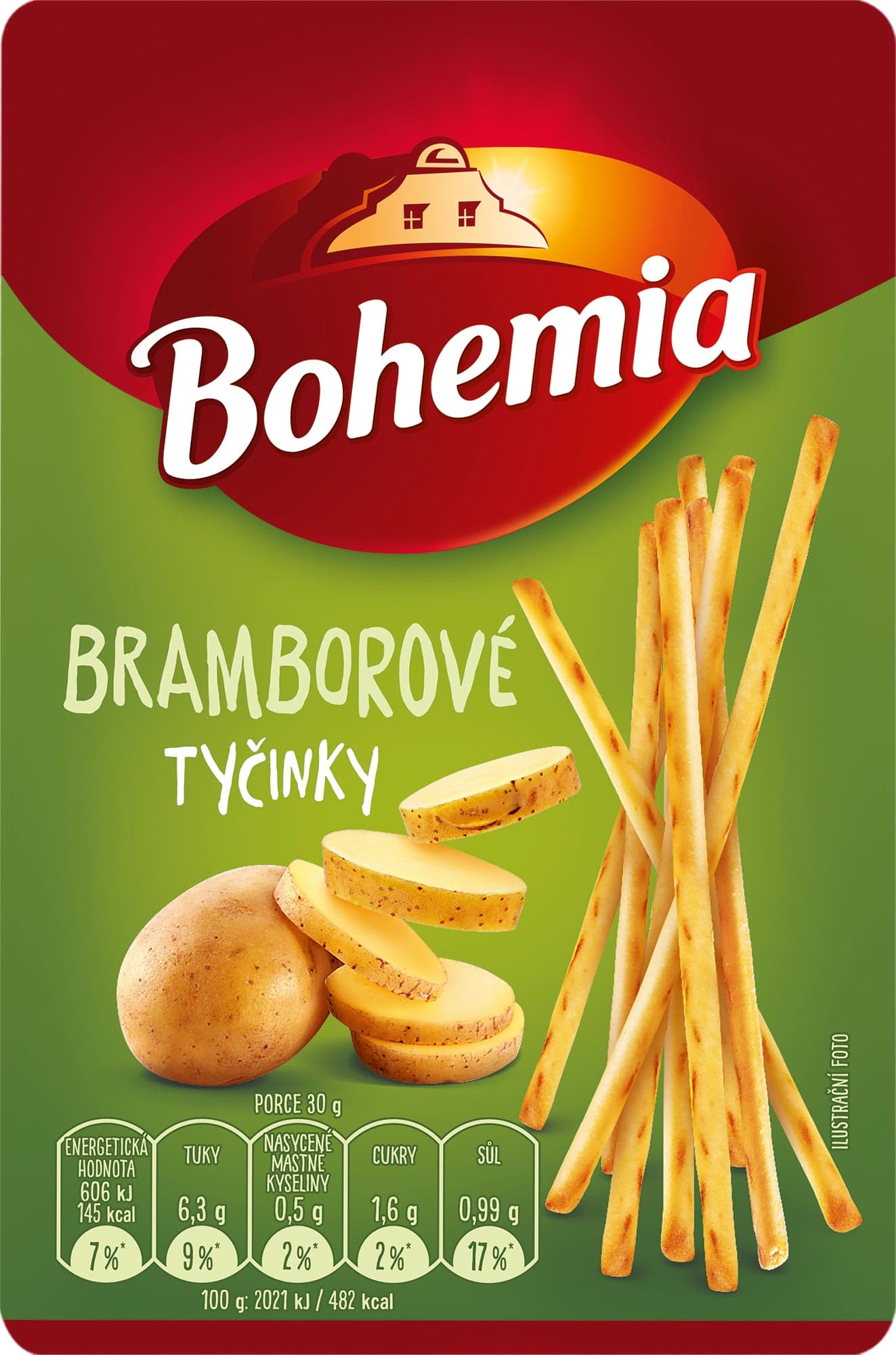 Bohemia bramborové tyčinky