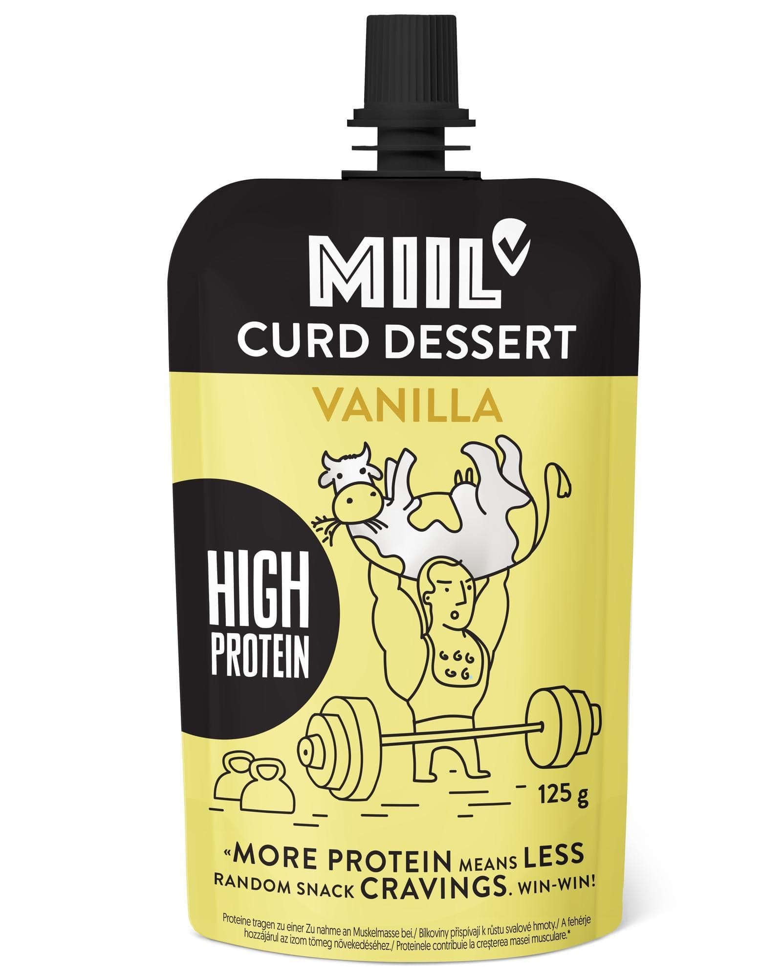 Miil High protein tvarohová kapsička vanilková