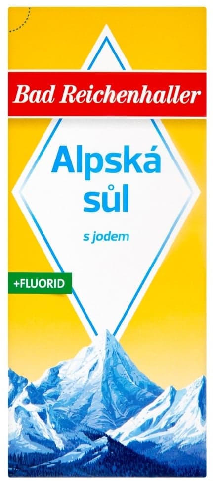 Bad Reichenhaller Alpská sůl s jódem a fluoridem